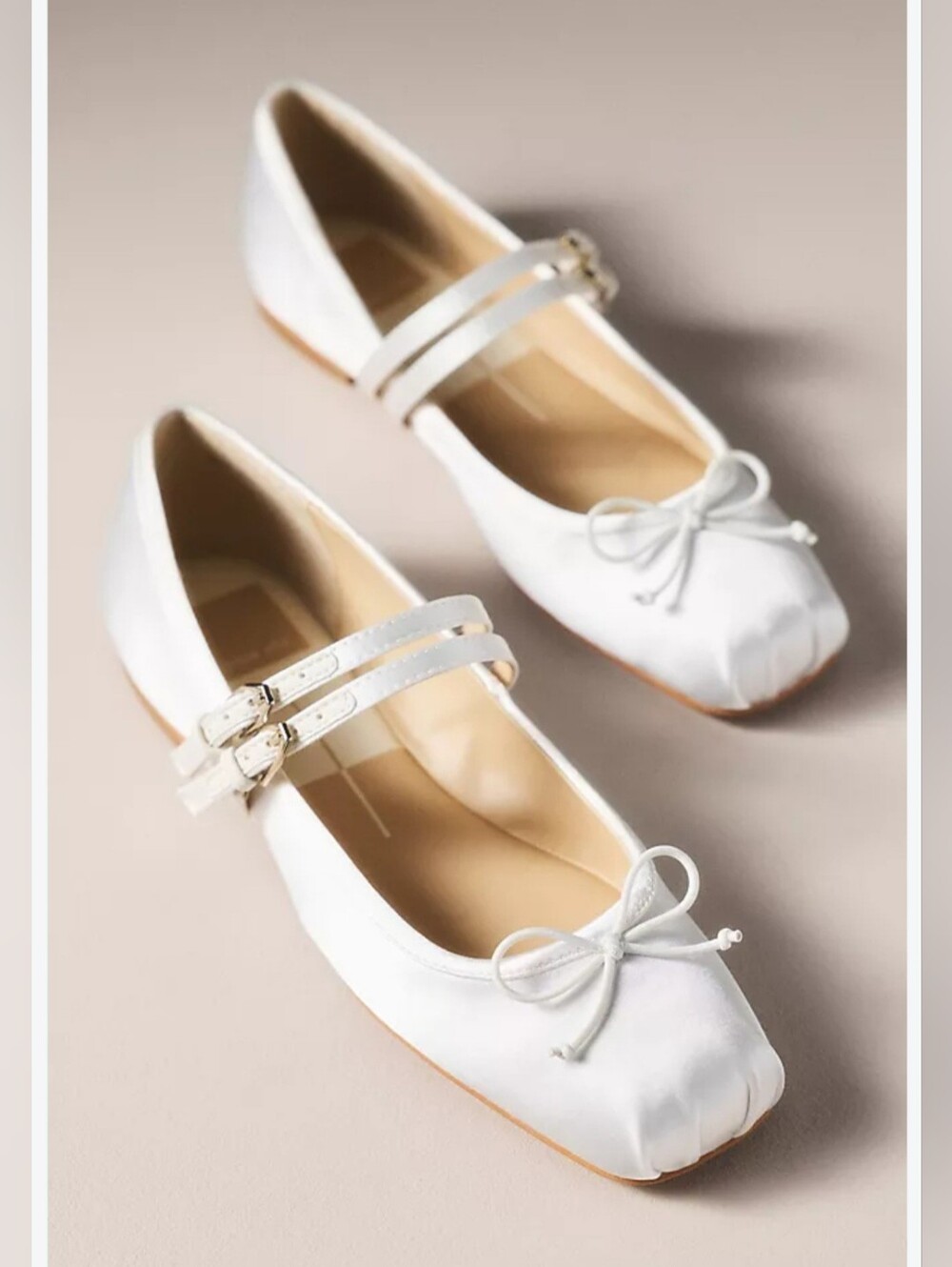 Anthropologie Dolce Vita Ballet Flats. Satin Upper Shoes. Retail Price $140